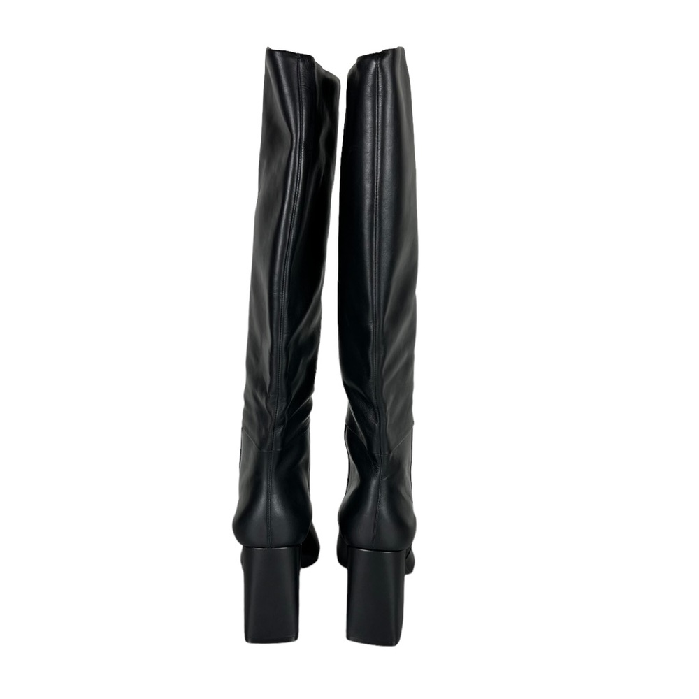 Steve Madden Black Heeled Boots - Picture 4 of 9